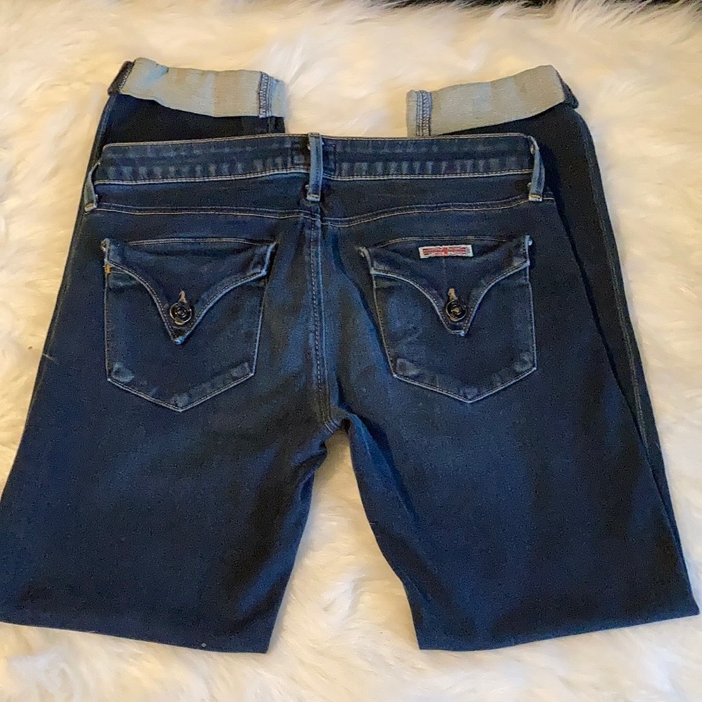 Hudson Jeans Skinny Dark Blue Denim